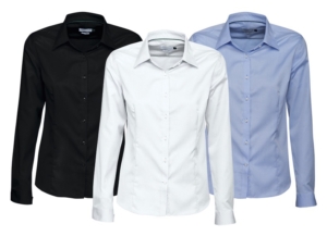 Green Bow 01 Ladies Business Shirt