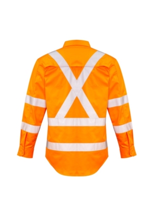 Mens Hi Vis X Back Taped Shirt