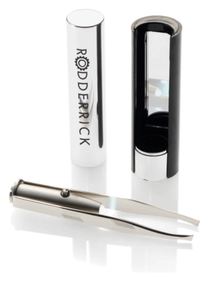 Tweezers With Mirror And Led Light