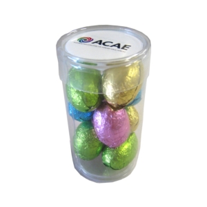 Tube Filled With Easter Eggs