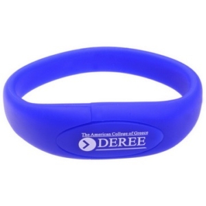 Oval Silicone Wristband Flash Drive
