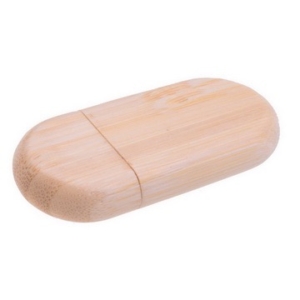 Oblong Wood Flash Drive
