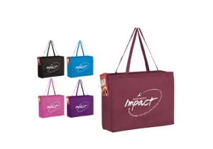 Non-Woven Over-The-Shoulder Tote Bag With Side Pockets