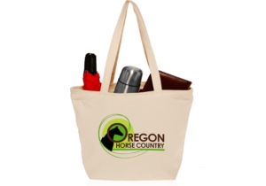 Cotton Canvas Totes With Zipper Closure