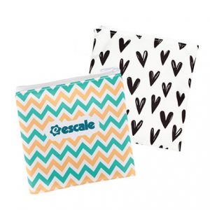 Reusable Food Pouch With Zipper Closure