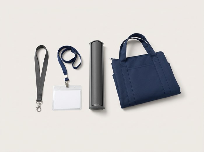 Conference & Trade Show Merch: Lanyards, satchels, banners and delegate packs