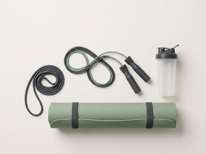 Health & Fitness Merch: Yoga mats, shakers, first aid and wellness